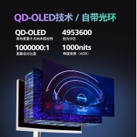 飛利浦34M2C8600 34英寸 QD-OLED 超寬2K曲面帶魚屏 175Hz 0.03ms HDR400 電競顯示器