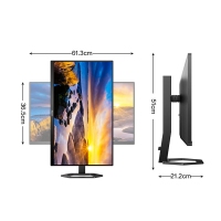 飛利浦（PHILIPS）27E1N5900E 27英寸4K顯示器IPS電腦豎屏幕Type-C接口10.7億色設(shè)計(jì)電競(jìng)屏