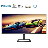 飛利浦（PHILIPS）345E2AE 34英寸 WFHD IPS帶魚屏 75Hz 智能分屏升降 電競顯示器