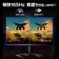 飛利浦（PHILIPS）24M1N3200VL 23.8寸 165Hz 1ms 全高清 96.8%sRGB 升降旋轉(zhuǎn)電競(jìng)顯示器