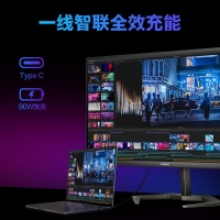 飛利浦（PHILIPS）27M1N5900 27寸電競顯示器 4K 144Hz Type-C 90W IPS游戲直播顯示屏