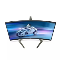 飛利浦（PHILIPS）32M1C5500V31.5英寸 2K 165Hz 1ms HDR技術(shù) PS5游戲直播 曲面電競顯示器