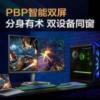 飛利浦（PHILIPS）32M1N5800 32英寸4K超清顯示器 144HZ游戲IPS可旋轉(zhuǎn)1ms電競屏