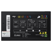 愛國者（aigo） 750DK黑暗騎士 （額定600W）DK系列臺式電腦電源（主動式PFC/12CM風(fēng)扇/智能溫控/支持背線）
