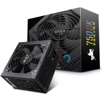愛國者（aigo） 750DK黑暗騎士 （額定600W）DK系列臺式電腦電源（主動式PFC/12CM風(fēng)扇/智能溫控/支持背線）