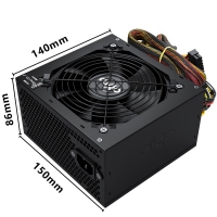 愛國者（aigo） 850DK黑暗騎士 （額定700W）DK系列臺式電腦電源（主動式PFC/12CM風扇/智能溫控/支持背線）