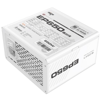 愛國者（aigo） EP650 額定650W 白色 機箱電腦電源(80Plus白牌/主動式PFC/支持背線/大單路12V）