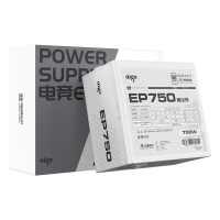 愛(ài)國(guó)者（aigo） 額定750W EP750 白色 機(jī)箱電腦電源（80Plus白牌/主動(dòng)式PFC/支持背線(xiàn)/大單路12V）