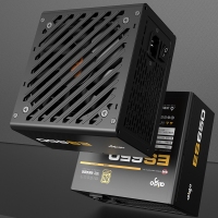 愛國者（aigo) ES650 金牌直出線 黑色 額定650W 2.0版盒包【品質(zhì)電容/寬幅設(shè)計(jì)/不虛標(biāo)】