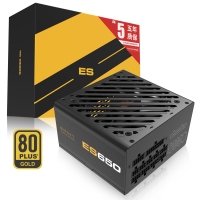 愛(ài)國(guó)者（aigo）電競(jìng)ES650全模組電腦電源 額定650W (80Plus金牌認(rèn)證/雙8PIN供電/LLC諧振/大單路12V）