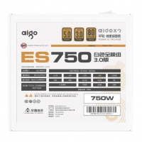 愛(ài)國(guó)者（aigo）ES750W白色 ATX3.0 臺(tái)式電腦主機(jī)箱電源（原生PCIE5.0/12VHPWR/80plus金牌/全模組/40系顯卡）