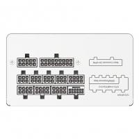 愛(ài)國(guó)者（aigo）ES750W白色 ATX3.0 臺(tái)式電腦主機(jī)箱電源（原生PCIE5.0/12VHPWR/80plus金牌/全模組/40系顯卡）