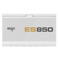 愛國者（aigo）ES850 電競金牌全模組電腦臺式機(jī)電源 ATX2.0 智能溫控 臺系主電容 ES850/白/850W