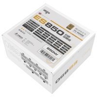 愛國者（aigo）ES850 電競金牌全模組電腦臺式機(jī)電源 ATX2.0 智能溫控 臺系主電容 ES850/白/850W