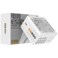 愛國者（aigo）ES850W白色 ATX3.0電競主機(jī)箱電源（原生PCIE5.0/12VHPWR/80plus金牌/全模組）