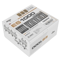 愛國者（aigo）ES1000W白色 ATX3.0金牌全模組電源（原生PCIE5.0支持4090/全電壓/臺式游戲電腦主機(jī)箱電源）
