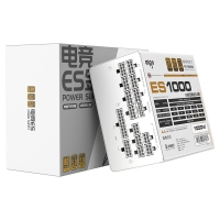 愛國者（aigo）ES1000W白色 ATX3.0金牌全模組電源（原生PCIE5.0支持4090/全電壓/臺式游戲電腦主機(jī)箱電源）