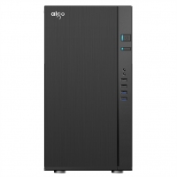 愛國者（aigo）黑曼巴 靜音版 鐵側(cè)板 臺式機中塔機箱（支持E-ATX/ATX主板/標配3把無光風扇/四面吸音棉/360冷排）