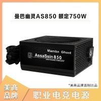 美商Mamba Ghost曼巴幽靈AS850 額定750W 職業(yè)電競電腦電源