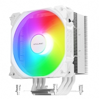 愛國者散熱 冰鋒600S 白色炫彩版 Intel平臺 電腦臺式機(jī)CPU靜音散熱器
