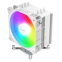 愛國者散熱 冰鋒600S 白色炫彩版 Intel平臺 電腦臺式機CPU靜音散熱器