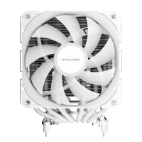 愛國者散熱 冰鋒600SS 白色炫彩版 全平臺 雙塔鍍鎳電腦臺式機CPU智能溫控散熱器