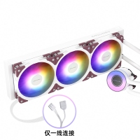 愛(ài)國(guó)者（aigo）冰魄CP Performance 360白色 1600W色5V幻彩ARGB版 一體式CPU水冷散熱器