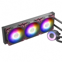 愛國者（aigo）冰魄CP Performance 360黑色 1600W色5V幻彩ARGB版 一體式CPU水冷散熱器