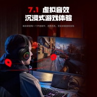 愛(ài)國(guó)心 GR400 絕地求生吃雞聽(tīng)聲辨位 混彩炫酷燈效 電腦有線電競(jìng)游戲耳機(jī) 虛擬7.1音效