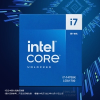 英特爾(Intel) i7-14700K 酷睿14代 處理器 20核28線程 睿頻至高可達(dá)5.6Ghz 33M三級緩存 盒裝CPU