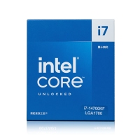 英特爾(Intel) i7-14700KF 酷睿14代 處理器 20核28線程 睿頻至高可達(dá)5.6Ghz 33M三級(jí)緩存 盒裝CPU