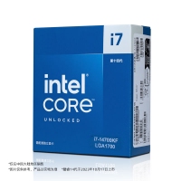 英特爾(Intel) i7-14700KF 酷睿14代 處理器 20核28線程 睿頻至高可達(dá)5.6Ghz 33M三級(jí)緩存 盒裝CPU