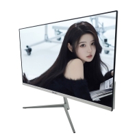 卓興玩家 Z240 24寸 白色 IPS硬屏無邊框顯示器 低藍(lán)光不閃屏 支持壁掛 纖薄辦公電腦液晶屏幕