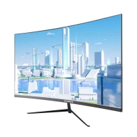 卓興玩家 F32Q 32英寸 高清曲面顯示器 R1500創(chuàng)新曲率 商用辦公 低藍(lán)光不閃屏 可壁掛 電腦顯示屏