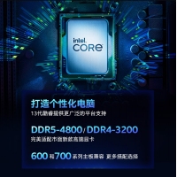 英特爾(Intel) i5-13400F 13代 酷睿 處理器 10核16線程 睿頻至高可達(dá)4.6Ghz 20M三級緩存 
