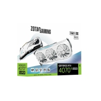 索泰（ZOTAC）4070Ti SUPER TRINITY OC 月白電競游戲顯卡 設(shè)計作圖 渲染 臺式電腦顯卡