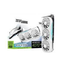 索泰（ZOTAC）4070Ti SUPER TRINITY OC 月白電競游戲顯卡 設(shè)計作圖 渲染 臺式電腦顯卡