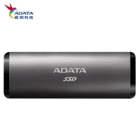 威剛NvmeSE760 256GB移動固態(tài)硬盤(PSSD)type-c外接SSD金屬商務(wù)1000MB/s 金屬黑色硬盤