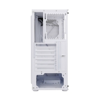 游戲風(fēng)暴 添越 白色臺式電腦游戲側(cè)透主機(jī)箱(USB 3.0/RGB燈條/玻璃側(cè)透/377*204*470 下置電源)