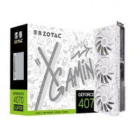 索泰（ZOTAC）GeForce RTX4070 SUPER-12GB X-GAMING OC 歐泊白光追電競(jìng)獨(dú)立臺(tái)式顯卡