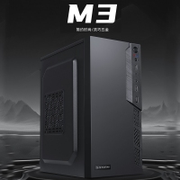 游戲風(fēng)暴 M3（黑色）鐵側(cè) 臺(tái)式電腦游戲主機(jī)箱