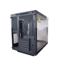游戲風暴機箱 海嵐（黑色）海景房 支持M-ATX主板 360水冷 臺式電腦游戲機箱