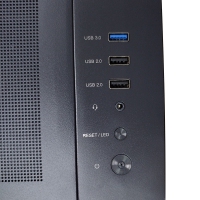 游戲風暴機箱 海嵐（黑色）海景房 支持M-ATX主板 360水冷 臺式電腦游戲機箱