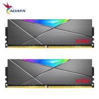 威剛龍耀DT50 16G-3200(8GX2)RGB燈條（鈦灰）馬甲套條