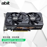 升技 GXT1660TI 6G GDDR6 高性能臺式機顯卡 HDMI+DP+DVI