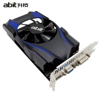 升技（abit）GT730 4G DDR3 入門級家用/辦公 獨(dú)立顯卡 HDMI+VGA+DVI