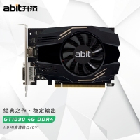 升技（abit） GeForce GT1030 4G 64bit/DDR4顯卡