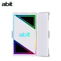 升技（abit）AB-900 ARGB版 白色 CPU風(fēng)冷散熱器 (4熱管/ARGB光效/PWM風(fēng)扇/119mm
