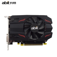 升技（abit） RX550 4G GDDR5 128bit 獨立游戲顯卡 HDMI+DP+DVI