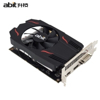 升技（abit） RX550 4G GDDR5 128bit 獨立游戲顯卡 HDMI+DP+DVI